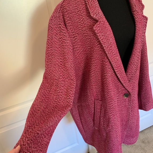 💕👚 Pretty in Pink Wool Jacket 👚💕 - Picture 6 of 16